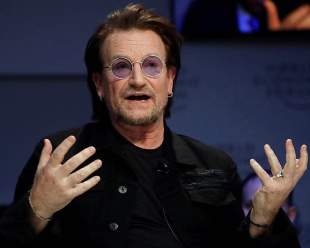 Bono a Davos